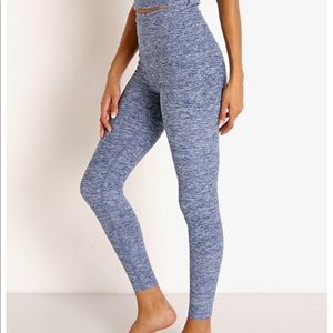 Beyond Yoga High Waisted Legging, Size Medium, Indigo White